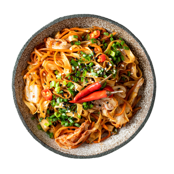 Wok de Nouilles au Poulet Image