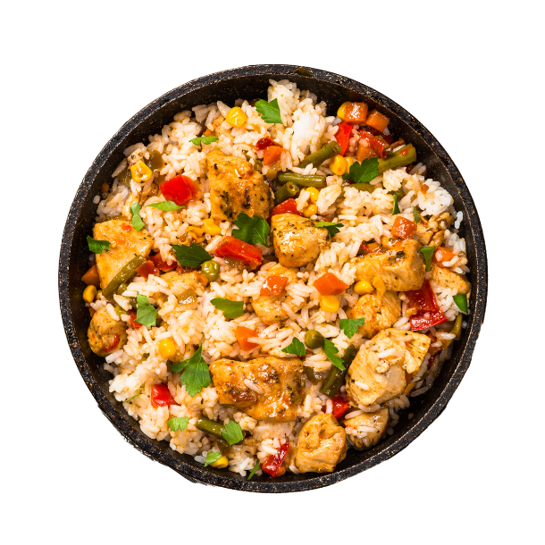 Wok de Riz au Poulet Image